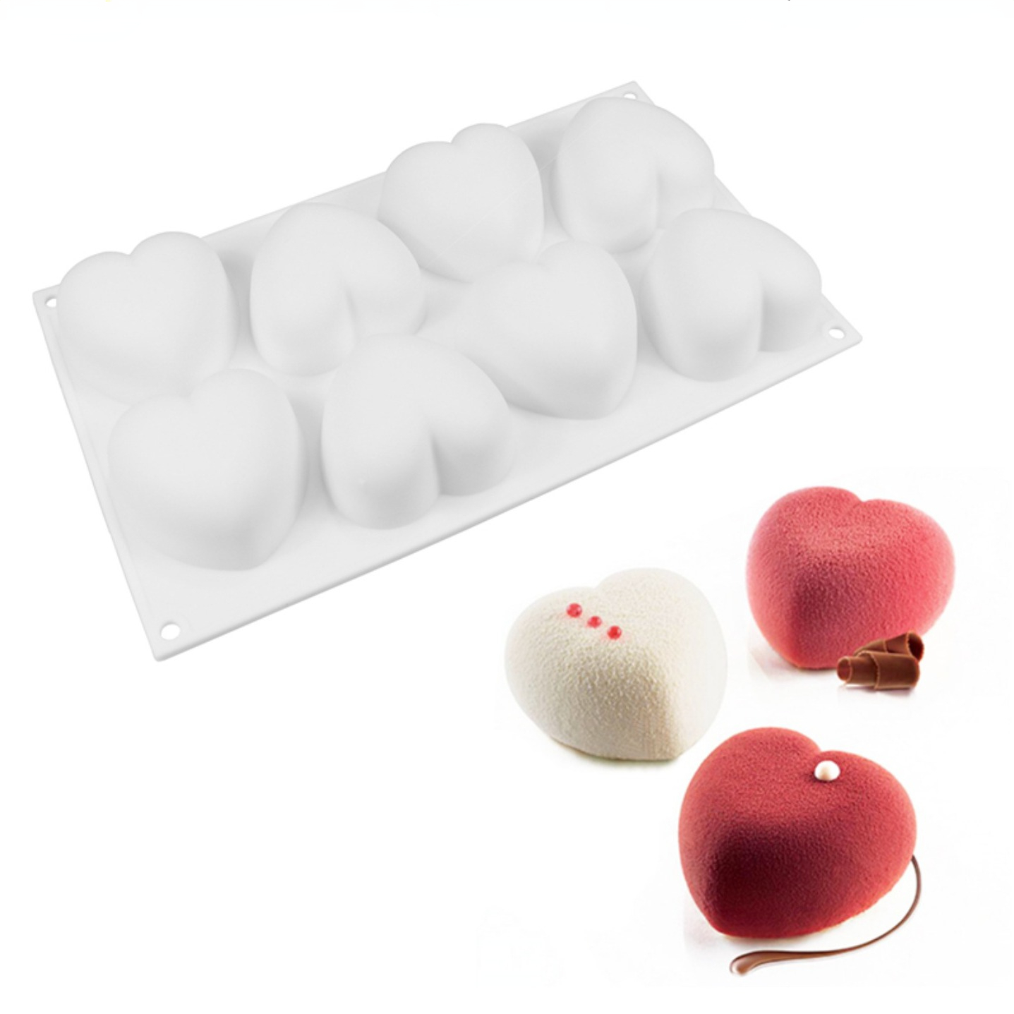 Candle Making Set - Liebe Herz Silikon Seife Form Handgemachte