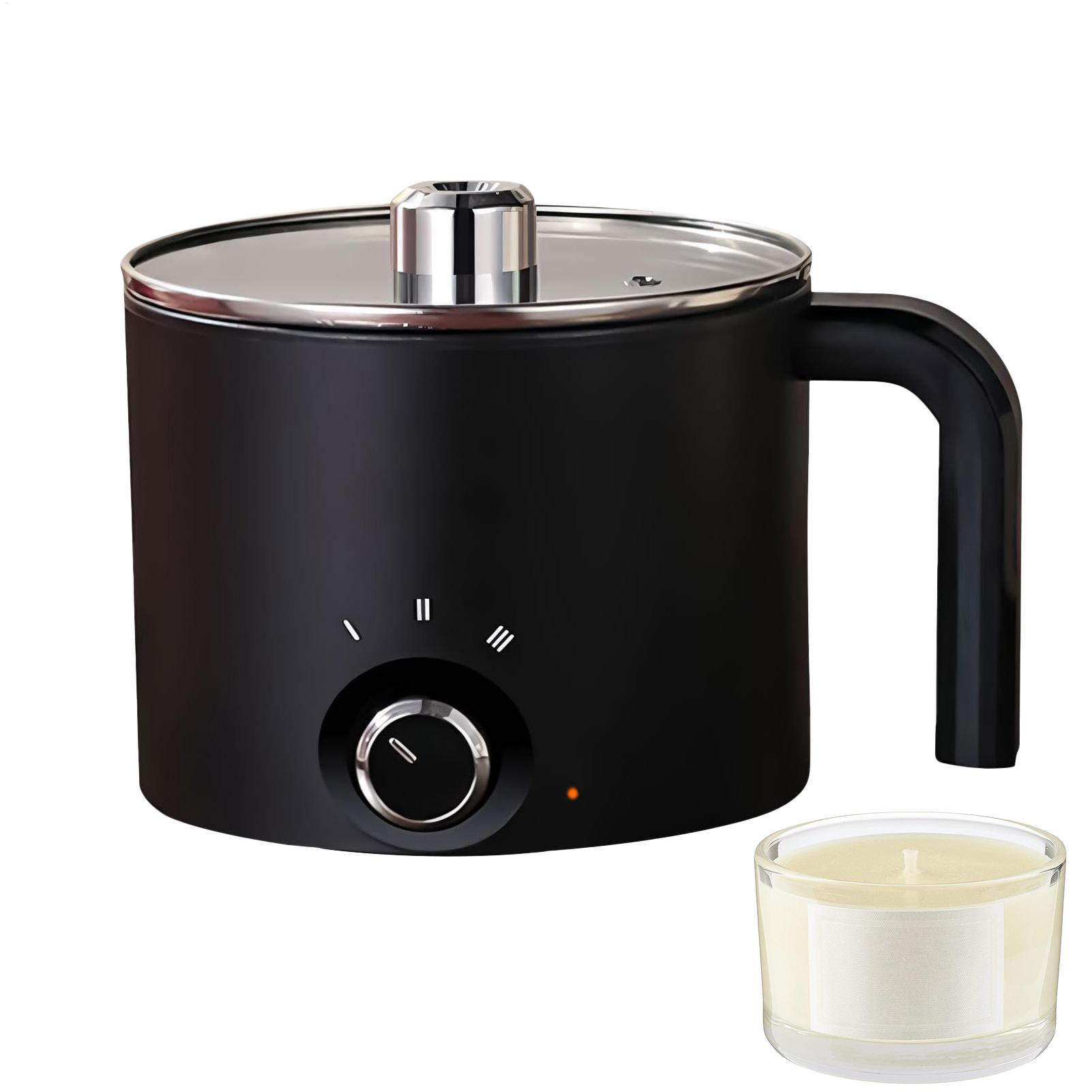 Candle Making Set - Kerzenwachs-Schmelztopf 1,5L Großer Edelstahl Elektrischer Antihaft-Kerzenherstellungstopf