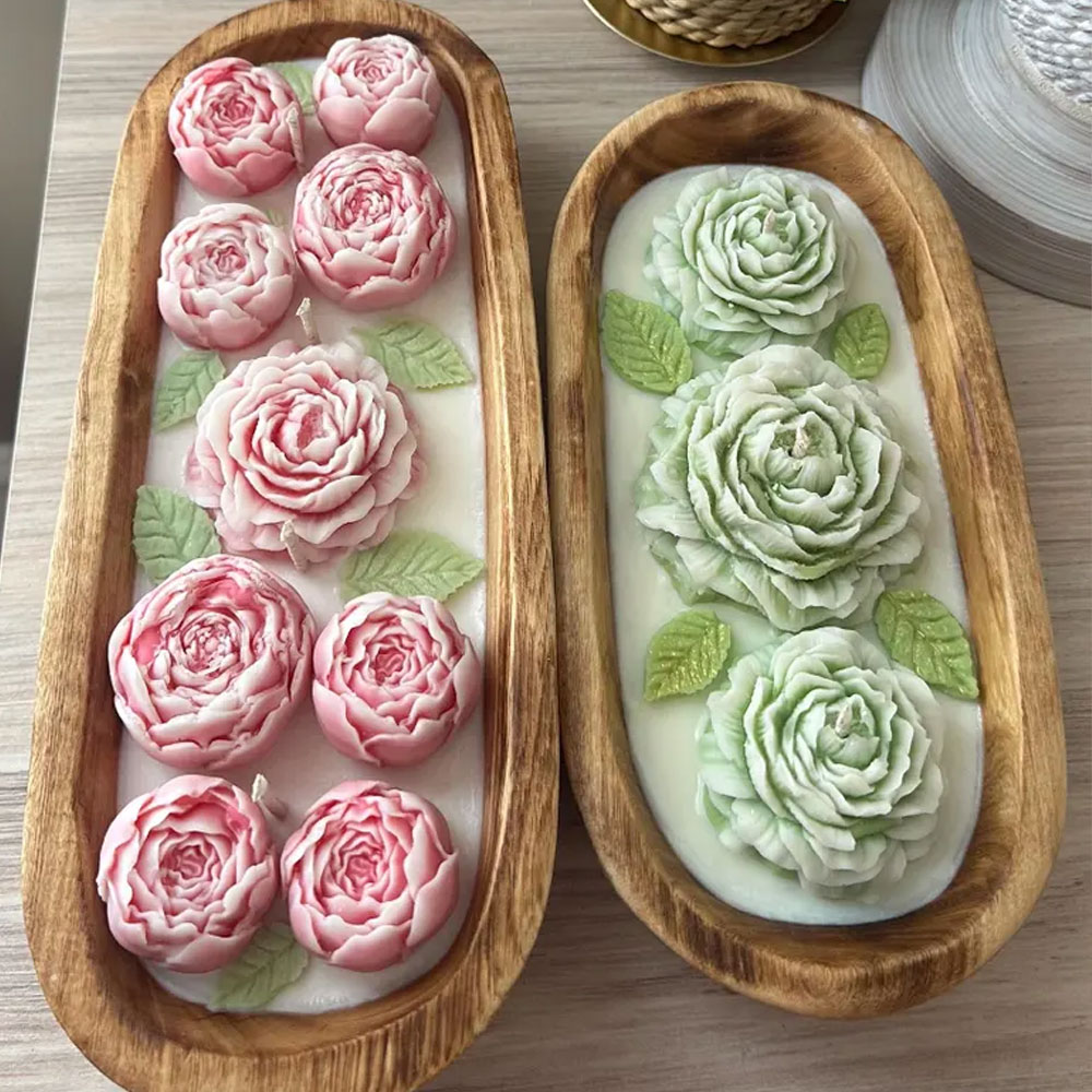 Pfingstrose Rose Silikon Kerze – Candle Making Austin Bewertung und Preis