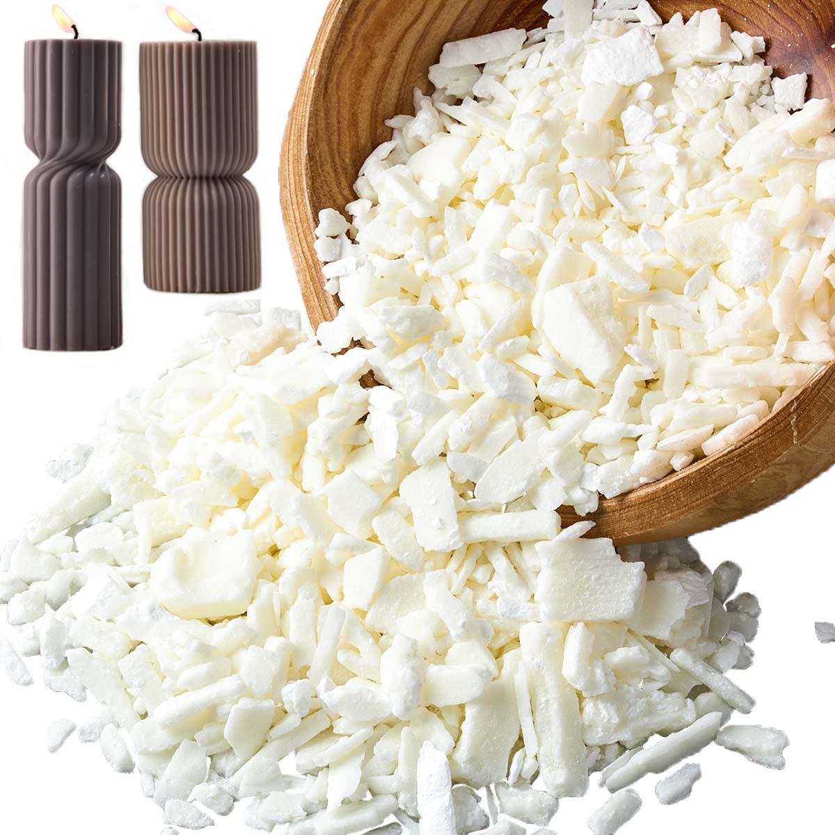 1 Pfund reinweißes Sojawachs f – Candle Making Set Bewertung und Preis